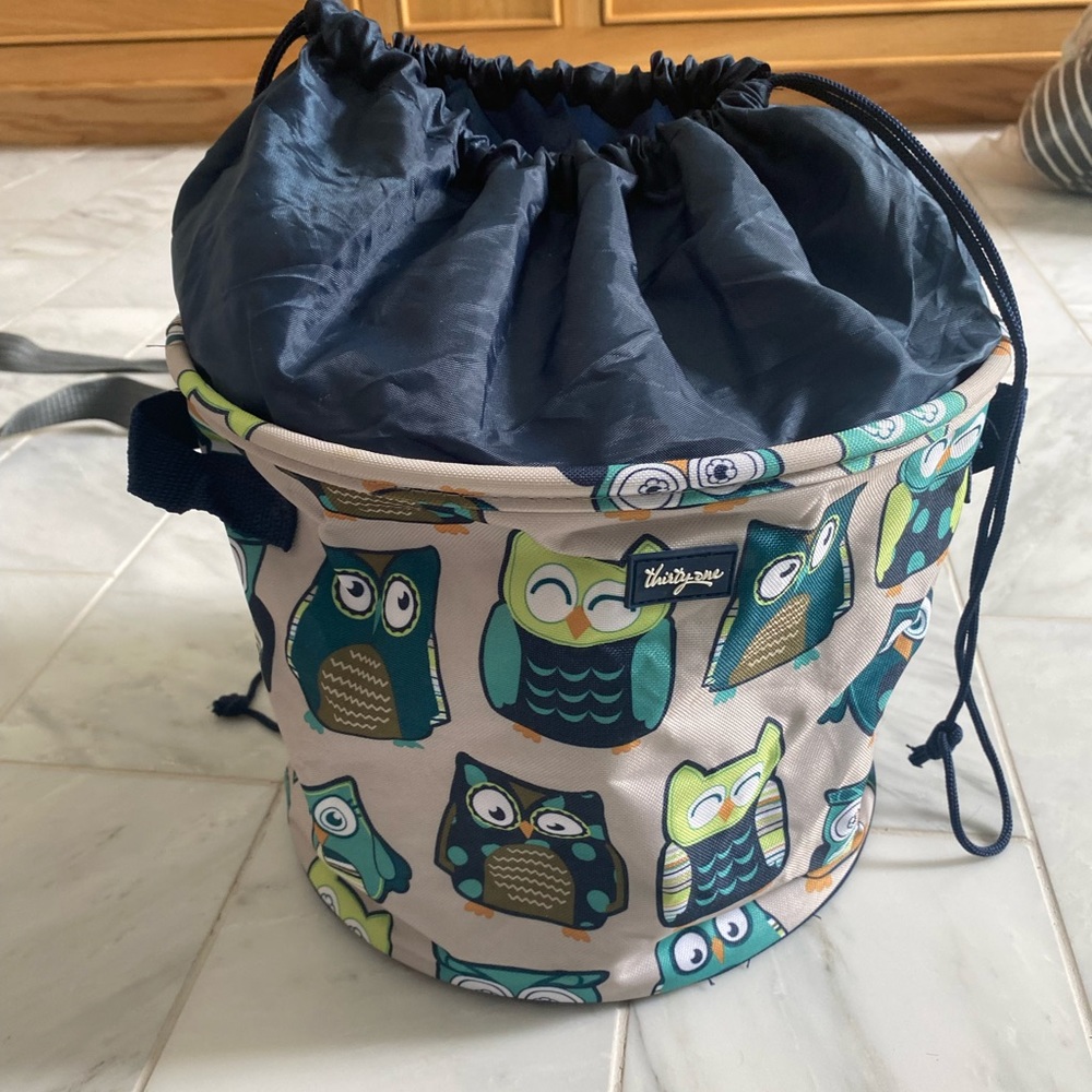 Thirty-one gifts owl Large cinch sac